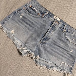 NWOT AGOLDE PARKER DISTRESSED SHORTS